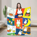 Superpehme M-Miffy Armas J&auml;nku Tekk Premium Fliis Flanell Kerge Vooditekk Hubane Soe Tekk Aastaringselt Kasutamiseks 30x40in
