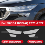 SKODA KODIAQ 2021 2022 Autole L&auml;bipaistev TPU Esitulede Kaitsekile Esitulede V&auml;rvimuutja Kleebis Transparent