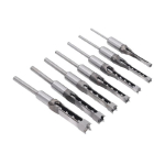 7 tk T&auml;ielik Ruudukujuline Tappimiss&uuml;vendite Peitlite Komplekt Kuumakindel Materjal Peitli Puuriterad T&otilde;husaks Puidu Puurimiseks 1