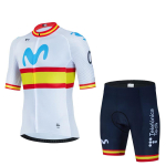 Movistar Jalgrattas&auml;rgi Komplekt L&uuml;hikeste Varrukatega Hispaania Meeste UV-kaitsega Rattaspordir&otilde;ivad Meeskonna Suvine Jalgrattar&otilde;ivad Maillot Ciclismo Hombre L