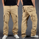 MAITA K&uuml;lgmiste Lukuga Taskutega Cargo Harem Joggers P&uuml;ksid Meestele Taktikalised Vabaaja Harajuku Streetwear Sweatpant P&uuml;ksid Baggy XL khaki