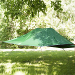 Ise-pakkiv telkimishammak s&auml;&auml;sev&otilde;rguga - Rippuv rippuv puutelk Green Four-Corner Tree Tent