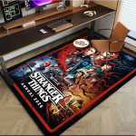 Stranger Things Aasta 2026  : Ametlik kogumisv&auml;ljaanne Kontorimatt Kodu kaunistus Kontori vaibad LB148 160cm by 200cm