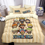 Jaapani Anime O-Ones Pieces Voodipesu komplekt Luffys Tekikott Padjap&uuml;&uuml;r 2/3 tk Lastele Poistele Kingitus &Uuml;ksik Queen King Suurus EU Single(135*200cm)3pcs