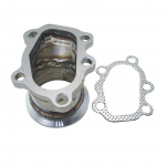 T25 T28 GT25 GT28 2,5 63mm Down Pipe Roostevabast terasest adapteri jaoks One Size