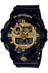 Casio must kell G-Shock GA-710GB-1AJF Meeste