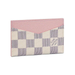 Louis Vuitton Igap&auml;evane ruuduline l&otilde;uend Nahast kaardihoidja Naiste aksessuaarid Ballet-Roosa N60286 Basic Set (Bag+Dust Bag)