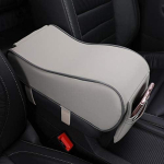 High Quality Car Armrest Cushion Interior Parts With Memory Foam Ultra-fiber Cortex For most mid-size vehicle center consoles beež