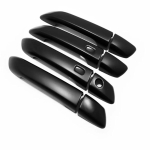LHD RHD For Isuzu MU-X MU X  2024 ABS carbonfiber Side Door Handle Cover Trim Door Bowl Sticker Protector Accessories RHD ABS BLACK gray