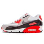 Nike Air Max 90 Premium Mesh GS Infrared 724882-100 36 gray