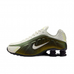 Nike Shox R4 Mid top Casual Shoes Women's Dark Green IB8062-133 38