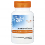 Doctor's Best, Lumbrokinaas, 60 taimetoidukapslit