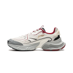 Li Ning Xingji Cushioning Abrasion Resistant Breathable Low top Chunky Sneakers Men's White Gray AGCW087-1 41.5