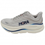 HOKA ONE ONE Bondi 9 Slip Resistant, Abrasion Resistant, Breathable, Lightweight Running Shoes Men's Light Gray 1162013-SCCG 43⅓