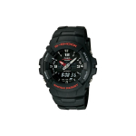 CASIO Naiste vedelkristall/analoog topeltn&auml;iduga seeria Must k&auml;ekell G-100-1B G-100-1B Black Dial