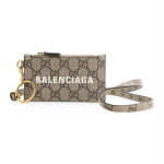 Gucci X Balenciaga koost&ouml;&ouml; Uus vintage logo rihm L&otilde;uend ja nahast kaardihoidja &Otilde;lakott Risti-kehakott Kaelakott 681706-UQOAT-8969 Basic Set (Bag+Dust Bag)