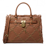 Michael Kors Hamilton Logo Nahast &Otilde;la-Crossbody K&auml;ekott Keskmine Naiste k&auml;ekotid Pruun 35S2GHMS2L-230 Basic Set (Bag+Dust Bag)