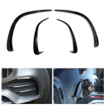 4 tk/komplekt Must Auto Esiosa Tagumine Kaitseraud Udutule Kulmupilu Silmalau Kate Liist ABS Sobib Mercedes Benz GLE W167 V167 jaoks