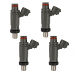 4 tk k&uuml;tusepihustit 49033-0003 Kawasaki ZX10R ZX12R Ninja VN2000 mootorratastele, asendus GrayBlack 4 Pcs