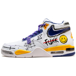 Nike Flight Legacy K&otilde;rged Vintage Korvpallijalatsid Meeste Valge Lilla Kollane BQ4212-102(TeamF-) 44.5 gray
