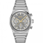 BOSS Candor Chrono Hall Roostevabast terasest Meeste kvartskell 1514221 hall