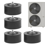80mm 85mm Konditsioneeri Vibratsioonivastased Padjad 4 T&uuml;kki HVAC V&auml;lisseadme L&ouml;&ouml;gisummutavad Tarvikud Konditsioneeri Isolatsioonipadjad 80mm