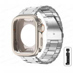 Sulamist korpus + roostevabast terasest rihm Apple Watch Ultra 2 1 49mm 46mm 45mm 44mm jaoks &Otilde;&otilde;neskattega kaitsekate Iwatch 10 9 8 7 6 jaoks series 6 5 4 44mm