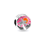 Pandora originaalkujundusega rannapilvede p&auml;ikeseloojangu ripats naistele 792116ENMX Silver/Multicolor
