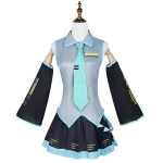 Anime Miku Cosplay T&auml;iskomplekt H&otilde;behall Lakknahk Kangast Kost&uuml;&uuml;m Peakate &Uuml;likond Riietus Jk &Uuml;htne Cosplay Halloween XXXL