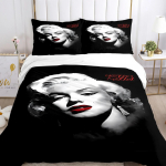 Marilyn Monroe tekikott Pehme voodipesukomplekt padjap&uuml;&uuml;ridega teismelistele &Uuml;he-, kahe-, queen-, king-suuruses 135X200cm-2pcs