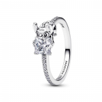 Pandora Stitch Dekoratiivne Inlay Disain 925 H&otilde;bedast S&otilde;rmus Naiste s&otilde;rmus 193740C01 Box,56