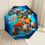 1 tk Monster Jam veoauto vihmavari-8-ribiline tugevdatud, automaatne avamine, kerge ja vastupidav, armas moeaksessuaar &otilde;ue jaoks-F2624 blue