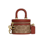 Coach Mini Signature L&otilde;uend Silindrikujuline Crossbody Kott &Uuml;lemise K&auml;epidemega Naistele Igap&auml;evaseks Kasutamiseks Basic Set (Bag+Dust Bag)