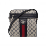 Gucci Ophidia GG Monogramm L&otilde;uend Web Triip Ristkeha Messengeri Kott H&otilde;bedase GG Logoga Unisex Luksuslikuks Igap&auml;evaseks Kasutamiseks Basic Set (Bag+Dust Bag)