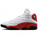 Jordan Air Jordan 13 libisemiskindlad kulumiskindlad keskmise k&otilde;rgusega vintage korvpallijalatsid unisex valge punane 414571-102 44.5