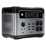 OUKITEL P2001E PLUS 2048Wh/640 000mAh LiFePO4 toitejaam, p&auml;ikesegeneraator, 2400W (4800W tippv&otilde;imsus) H&auml;daolukorra generaator, 1800W Superkiire laadimine must