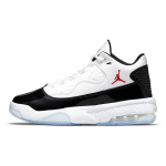 Jordan Max Aura 2 S&uuml;nteetiline Nahk Kulumiskindel Keskmise S&auml;&auml;rega Laste Korvpallijalatsid Valge Must Sinine CN8094-102 36