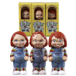 3 tk/komplekt Good Guys Child's Play Mini Chucky figuur PVC Armsad m&auml;nguasjad Mudel Nukud Brinquedos beige