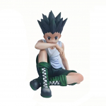 hxh animekuju Gon Freecssi kuju Killua Zoldycki istuv asend tegevuskujud PVC mudelid M&auml;nguasjad T&auml;iskasvanute kollektsioonid Kuju 10 cm 10cm