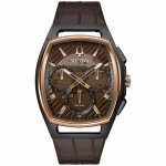 Bulova meeste kvartsip&otilde;hine pruun kell 98A264 pruun