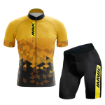 2026 Mavic Meeste Meeskonnavorm M&auml;giratturi R&otilde;ivaste Komplekt Suvine Hingav Rattas&otilde;iduriided Mtb Meistri Jalgratturi R&otilde;ivad Asian size - M yellow