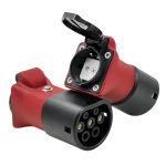 16A 220V Adapter EV Laadija Adapter 3,5 kW V&otilde;imsus IP54 Veekindel Reiting Kerge Disain H&otilde;betatud Pinid black