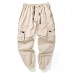 Hip Hop Cargo Pant Meeste Mood Jooksjad Vabaaja p&uuml;ksid T&auml;navar&otilde;ivad Mitme taskuga paelad S&otilde;jav&auml;ep&uuml;ksid Meeste haaremip&uuml;ksid Suured M