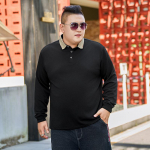 Pikkade varrukatega T-s&auml;rk Polo Shirt Meeste alus fliisist T-s&auml;rgi &uuml;laosaga L
