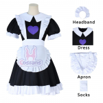 Anime Jax neitsi kleidis Cosplay kost&uuml;&uuml;mid Jax neitsi vormiriietus The Amazing Digital Circus rollim&auml;ng Halloweeni peo riietus t&uuml;drukutele S