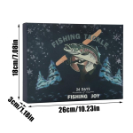 2026 J&otilde;ulude Tagasilugemis Kalender Mageveep&uuml;&uuml;givahendid Tagasilugemis Kalender Haugip&uuml;&uuml;gi Lendid J&auml;rvele Oja J&otilde;kke Tiiki Meestele (as the picture,26x18x3cm) gray