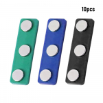 10 tk M&auml;rgimagnetid Magnetilised nimem&auml;rgihoidjad Nimesildi Magnettagused 3 magnetiga
