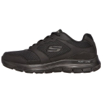 Skechers Flex Advantage 4.0 Mugavad Spordikangas S&uuml;nteetiline Nahk Vastupidav Hingav Madalad Jooksukingad Meeste tossud 232225-BBK 39.5