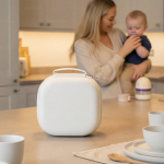 Elektrilise rinnapumba hoiukott: Kaasaskantav, pestav PU k&auml;ekott, h&auml;davajalik imetavatele emadele beige