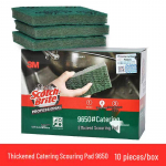 3M Scotch-Brite 9650 Tugevad k&uuml;&uuml;rimissvammid, 10 tk pakis - Paksud harjased pottide puhastamiseks ja kange mustuse eemaldamiseks. 10 pieces/box roheline